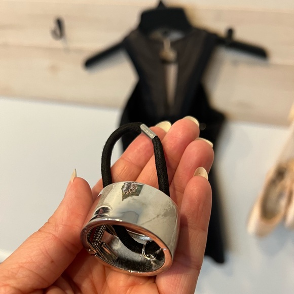 Weissman Got It tap jazz dance costume, black sequin dress, size large child - Picture 3 of 9